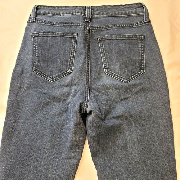 Nine West Women's Jeans High Rise Skinny Button Fly Dark Blue 5 Size 6 - Picture 7 of 9